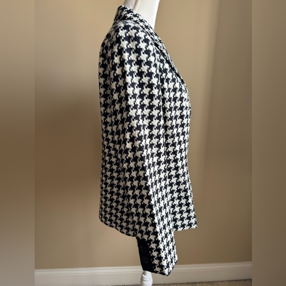 NWT Coldwater Creek Houndstooth Jacket in Black & White - Picture 5 of 10